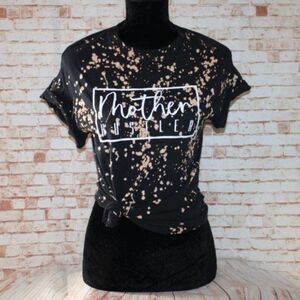 Mother Hustler Bleached Vinyl Graphic Shirt